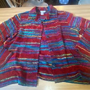 Coldwater Creek Multicolor Jacket - Size XL